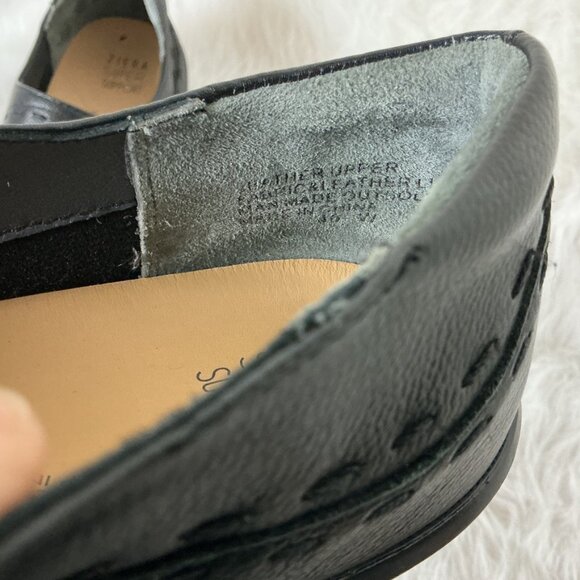 Ziera Gummibear Black Leather Mary Jane Flats EU 40 W US 9.5 W - Picture 8 of 8